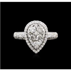 14KT White Gold 1.13ctw Diamond Ring