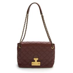 Marc Jacobs Large Single Chestnut Baroque Leather Bag