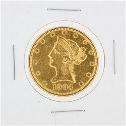 1904-O $10 XF Liberty Head Eagle Gold Coin