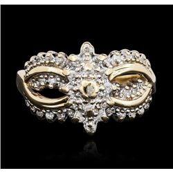 14KT Yellow Gold 0.25ctw Diamond Ring