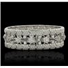 Image 2 : 18KT White Gold 14.75ctw Diamond Bracelet