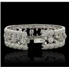 Image 3 : 18KT White Gold 14.75ctw Diamond Bracelet