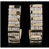 Image 1 : 14KT Yellow Gold 1.00ctw Diamond Earrings