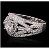 Image 2 : 18KT White Gold 2.05ctw Diamond Ring