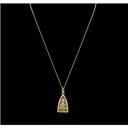 22KT Yellow Gold Religious Pendant With Chain