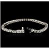 Image 3 : 14KT White Gold 4.96ctw Diamond Tennis Bracelet