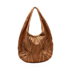 Bottega Veneta Copper Deerskin Cervo Hobo Bag