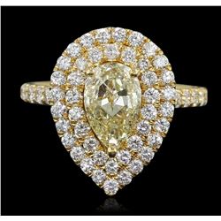 14KT Yellow Gold 2.52ctw Diamond Engagement Ring