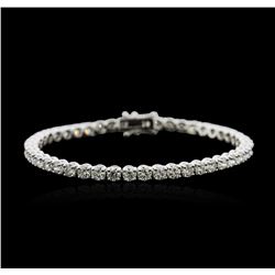 18KT White Gold 9.04ctw Diamond Tennis Bracelet