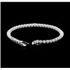 Image 3 : 18KT White Gold 9.04ctw Diamond Tennis Bracelet