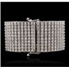 Image 2 : 14KT White Gold 47.05ctw Diamond Bracelet