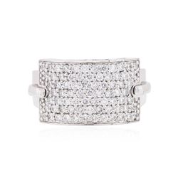 14KT White Gold 0.92ctw Diamond Ring
