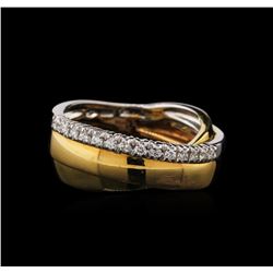 0.23ctw Diamond Ring - 18KT Two-Tone Gold