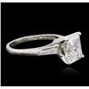 Image 2 : Platinum GIA Certified 3.35ctw Diamond Ring