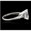 Image 4 : Platinum GIA Certified 3.35ctw Diamond Ring
