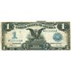 Image 1 : 1899 $1 Black Eagle Silver Certificate US Currency Bank Note