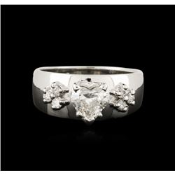 14KT White Gold 0.75ctw Diamond Ring