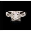 Image 1 : 14KT White Gold 1.07ctw Diamond Ring