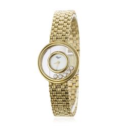 Chopard 18KT Yellow Gold Happy Diamonds Diamond Watch