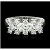 Image 1 : 14KT White Gold 1.54ctw Diamond Ring
