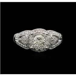 1.00ctw Diamond Ring - 14KT White Gold