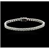 Image 1 : 18KT White Gold 10.31ctw Diamond Tennis Bracelet