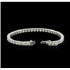 Image 3 : 18KT White Gold 10.31ctw Diamond Tennis Bracelet