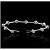 Image 3 : 14KT White Gold 1.70ctw Diamond Bracelet