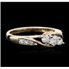 Image 2 : 10KT Yellow Gold 0.50ctw Diamond Ring