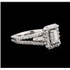 Image 2 : 1.59ctw Diamond Ring - 14KT White Gold
