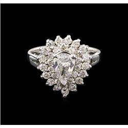 1.42ctw Diamond Ring - 14KT White Gold