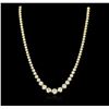 Image 2 : 18KT Yellow Gold 17.01ctw Diamond Necklace