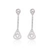 Image 1 : 14KT White Gold 1.61ctw Diamond Earrings