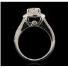Image 3 : 14KT White Gold 2.02ctw Diamond Ring