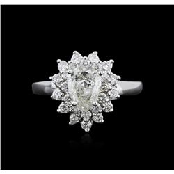 1.55ctw Diamond Ring - 14KT White Gold