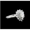 Image 2 : 1.55ctw Diamond Ring - 14KT White Gold