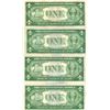 Image 2 : 1935 $1 Silver Certificate Lot of 4 Assorted Bills