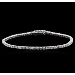 18KT White Gold 2.34ctw Diamond Tennis Bracelet