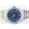 Image 2 : Rolex Stainless Steel 1.00ctw Diamond DateJust Men's Watch
