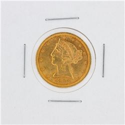 1900 $5 CU Liberty Head Half Eagle Gold Coin