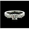 Image 1 : 18KT White Gold 1.32ctw Diamond Ring