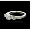 Image 2 : 18KT White Gold 1.32ctw Diamond Ring