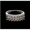 Image 1 : 0.91ctw Diamond Ring - 14KT White Gold