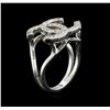 Image 3 : 0.37ctw Diamond Ring - 14KT White Gold