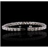 Image 3 : 14KT White Gold 6.85ctw Diamond Bracelet