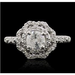 14KT White Gold 0.95ctw Diamond Ring