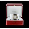Image 6 : Cartier Two-Tone 6.50ctw Diamond Santos 100 Watch