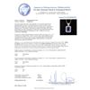 Image 4 : 18KT White Gold GIA Certified 16.95ct Tanzanite and Diamond Pendant With Chain