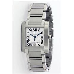 Cartier Stainless Steel Tank Francaise Watch