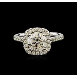 1.89ctw Diamond Ring - 18KT White Gold